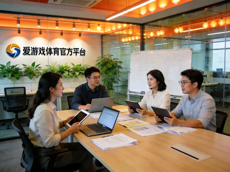 爱游戏体育官方平台团队成员在现代化办公室中协作讨论的场景