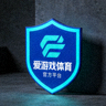爱游戏体育官方平台页脚标志，青蓝色盾牌图形搭配平台名称