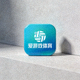 爱游戏体育官方平台页脚标志，青色渐变方形图标