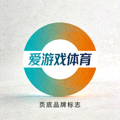 爱游戏体育官方平台页脚品牌标志，青色与橙色渐变圆形徽标